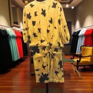 Vintage Saks Fifth Ave Silk Cocktail Dress Size 8